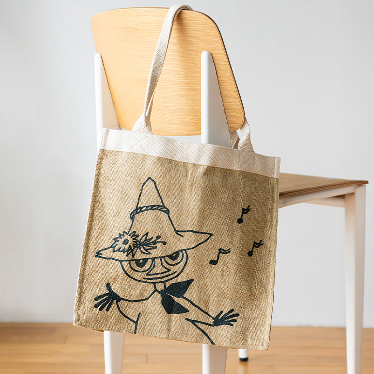 PeopleTree ジュートプリントトートバッグ（スナフキン）SAIAB6-21700101-40【航空便不可】