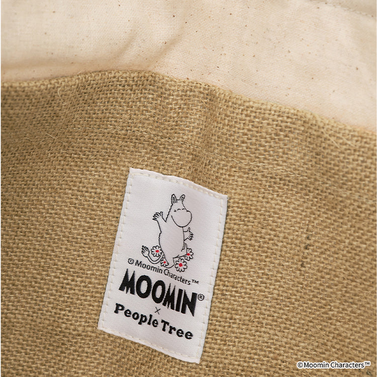 PeopleTree ジュートプリントトートバッグ（スナフキン）SAIAB6-21700101-40【航空便不可】