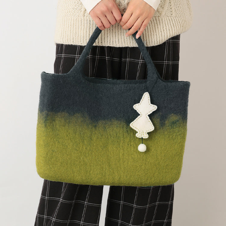 専用☆エピファニーサイドポケット付きぷっくりバッグ☆ ジョリーフルール 骨格ナチュラルフロントファスナーポケット付きトートバッグ