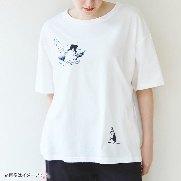 PeopleTree オーガニックコットン スリットTシャツ（ホワイト）LPOJ085 