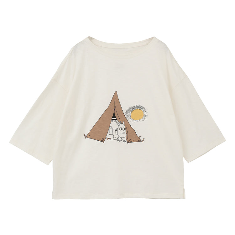 PeopleTree オーガニックコットンTシャツMサイズ（ムーミン一家）MPOJ011-AG35'13