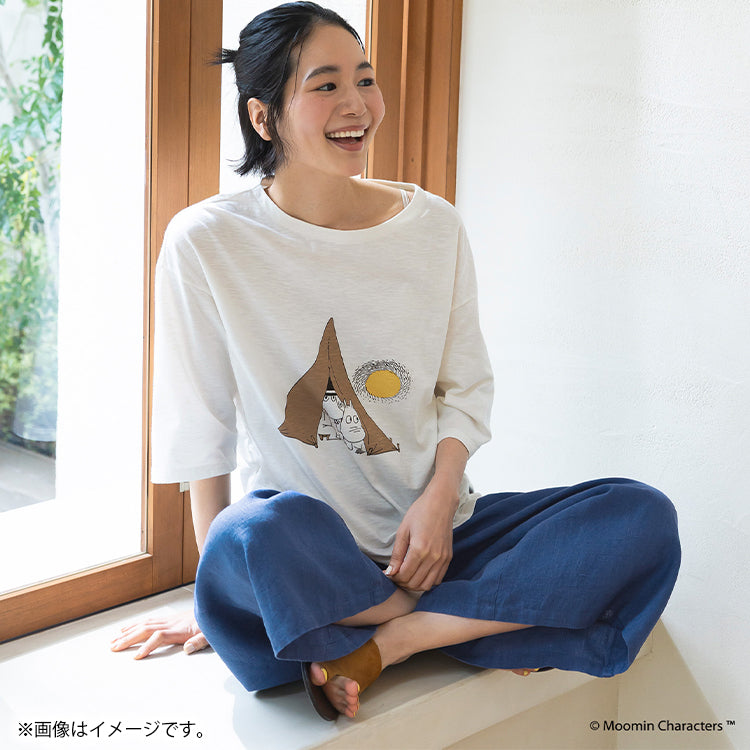 PeopleTree オーガニックコットンTシャツMサイズ（ムーミン一家）MPOJ011-AG35'13