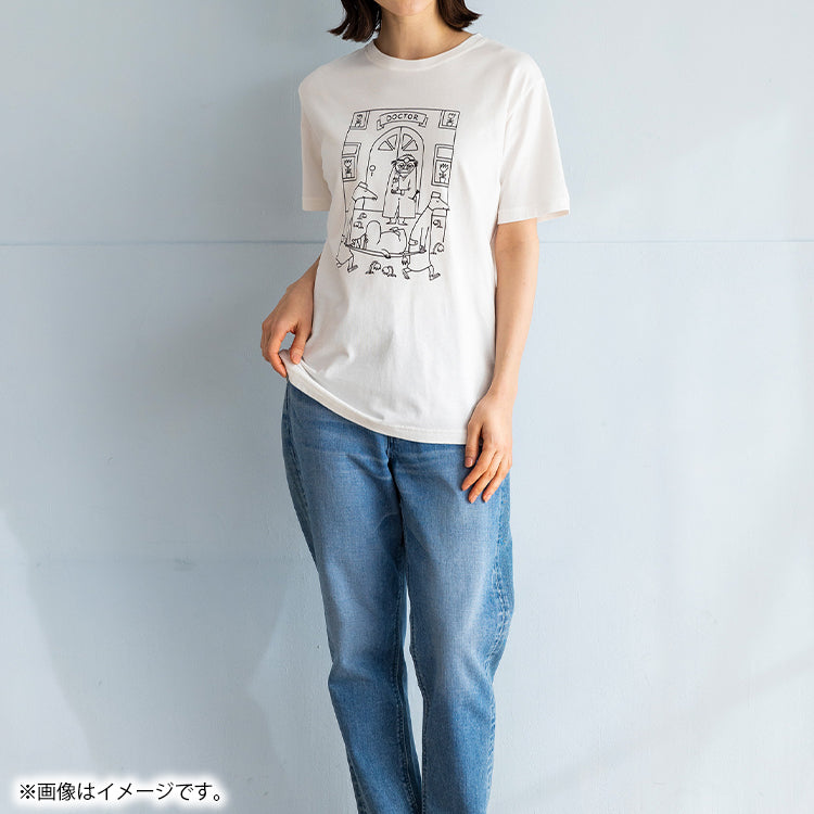 4月上旬頃お届け予定＊PeopleTree オーガニックコットンユニセックスTシャツMサイズMPOJ004-AG30-216139'27＜予約商品＞