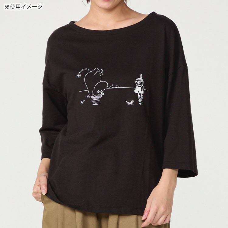 PeopleTree オーガニックコットン ビッグTシャツ（ムーミンとリトルミイ）LPOJ105-AG30-24