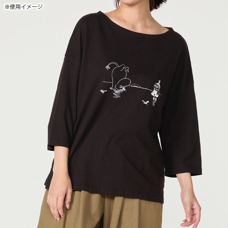 PeopleTree オーガニックコットン ビッグTシャツ（ムーミンとリトルミイ）LPOJ105-AG30-24