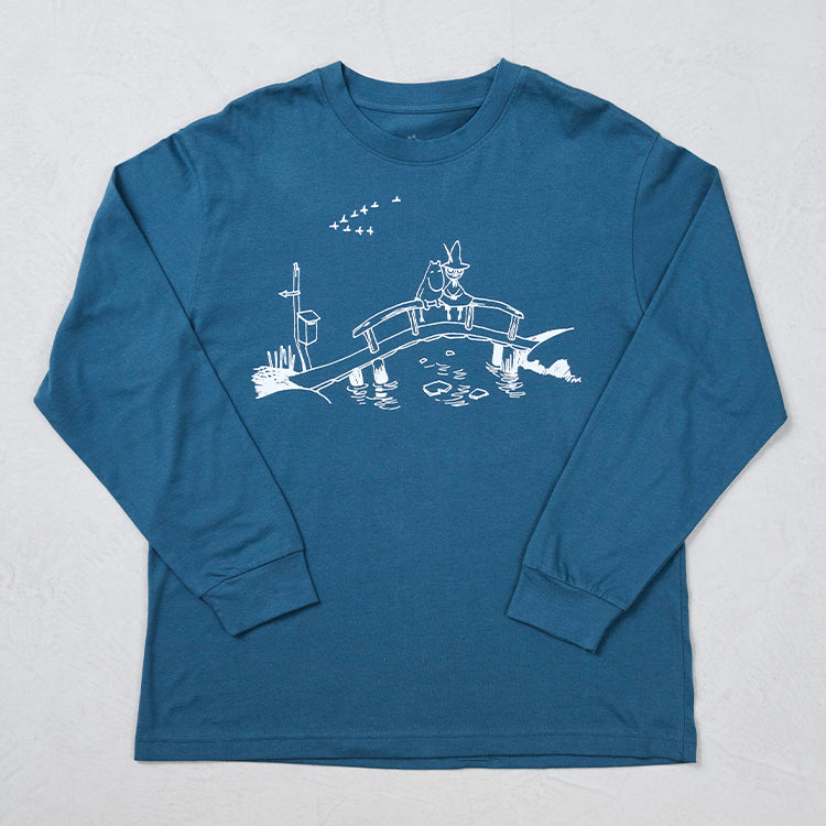 PeopleTree オーガニックコットン長袖カットソーMサイズ（ムーミンとスナフキン）MPOJ012-AG30-26