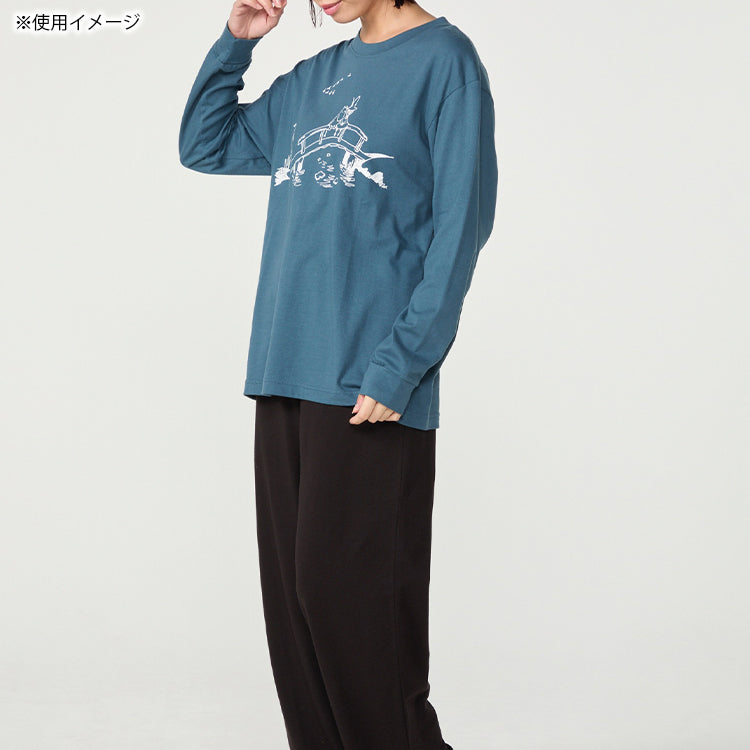 PeopleTree オーガニックコットン長袖カットソーMサイズ（ムーミンとスナフキン）MPOJ012-AG30-26