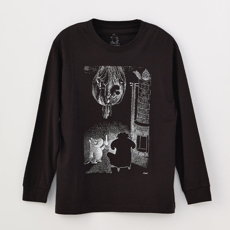 PeopleTree オーガニックコットン長袖カットソーMサイズ（ムーミンとご先祖さま）MPOJ012-AG30-29