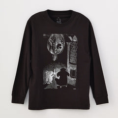 P*け様 moontreeplanetコットンリブロングTシャツ PeopleTree オーガニックコットン長袖カットソーMサイズ（ムーミンとご