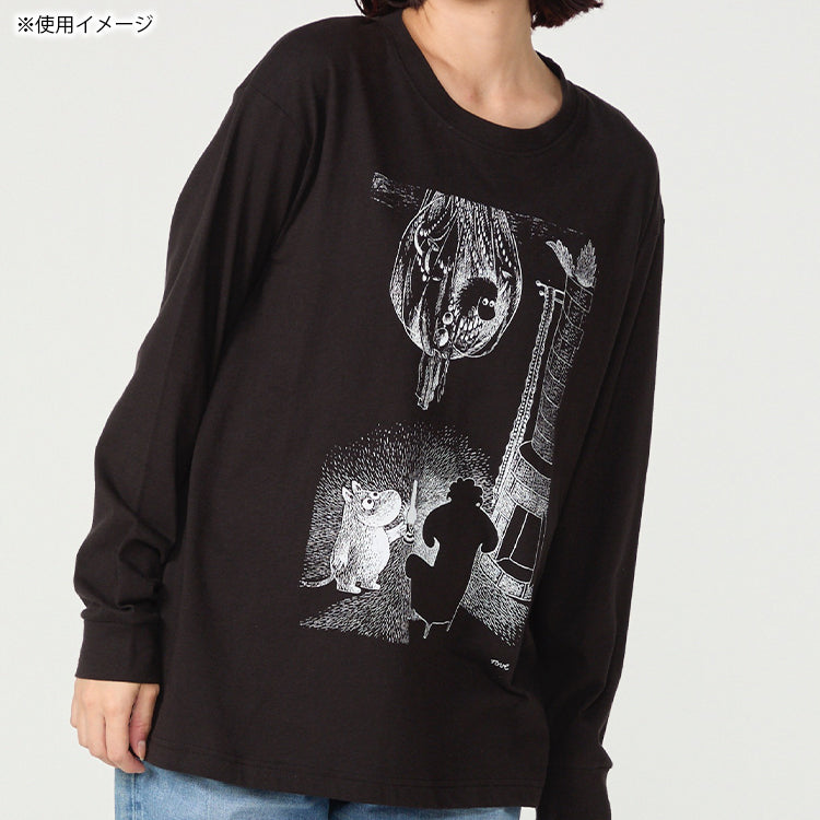 PeopleTree オーガニックコットン長袖カットソーMサイズ（ムーミンとご先祖さま）MPOJ012-AG30-29