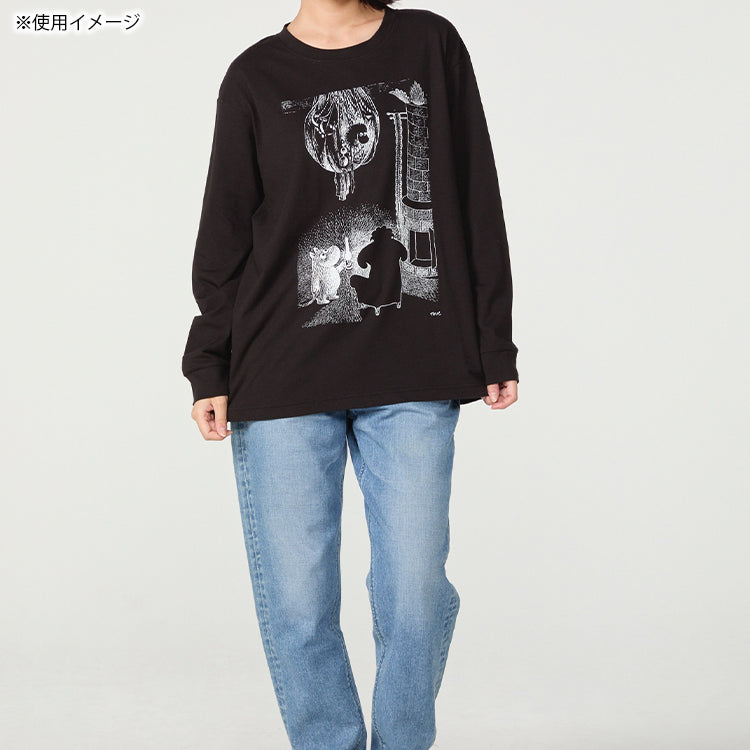 PeopleTree オーガニックコットン長袖カットソーMサイズ（ムーミンとご先祖さま）MPOJ012-AG30-29