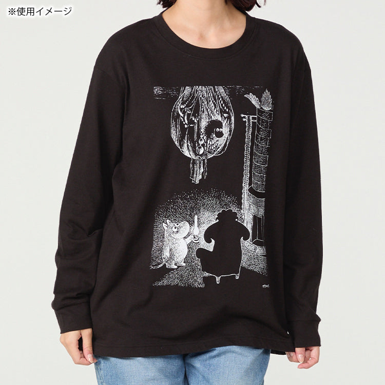 PeopleTree オーガニックコットン長袖カットソーMサイズ（ムーミンとご先祖さま）MPOJ012-AG30-29