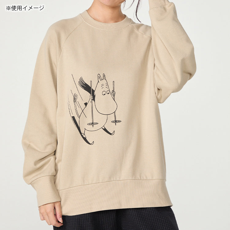 PeopleTree オーガニックコットン裏毛スウェットMサイズ（スキー）MPOJ006-AG31-36