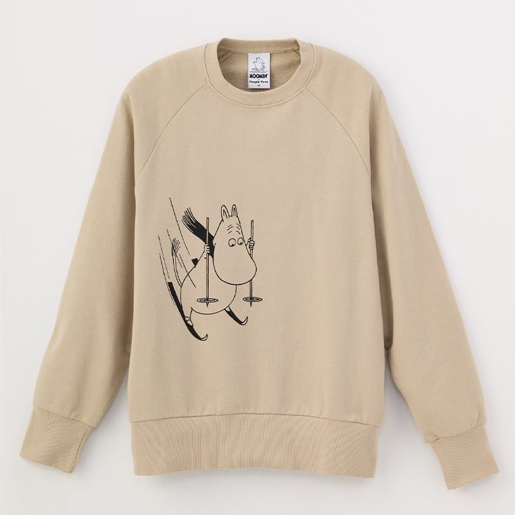 PeopleTree オーガニックコットン裏毛スウェットMサイズ（スキー）MPOJ006-AG31-36