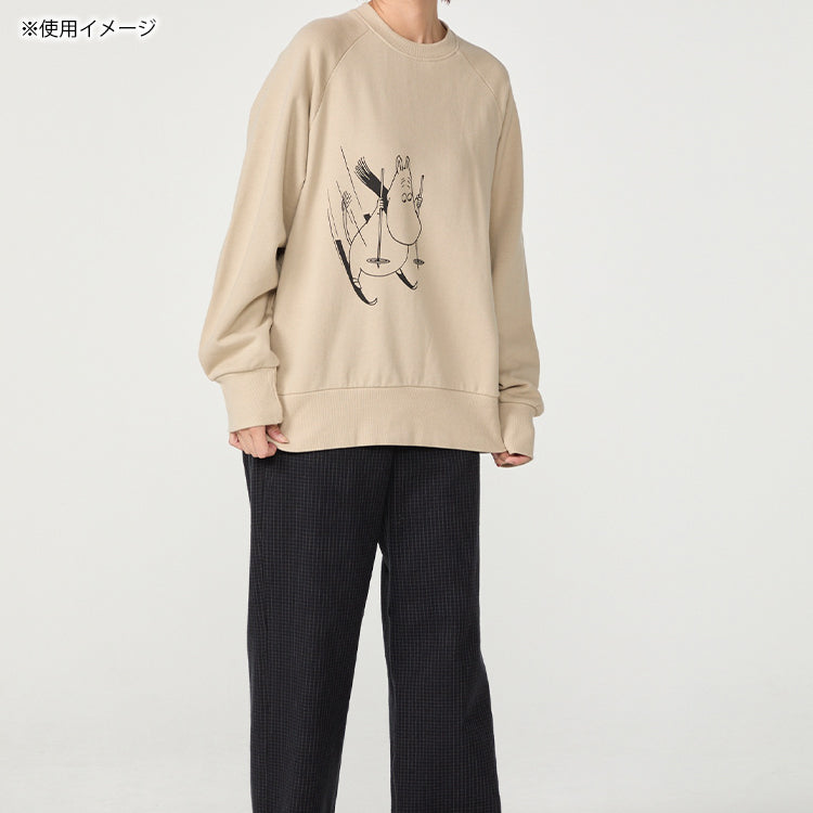 PeopleTree オーガニックコットン裏毛スウェットMサイズ（スキー）MPOJ006-AG31-36