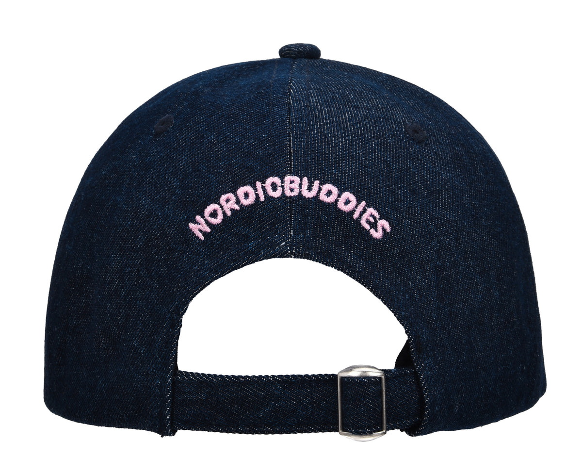 Nordicbuddies デニムキャップ（ムーミン/ハート/ネイビー）MOOMIN73G