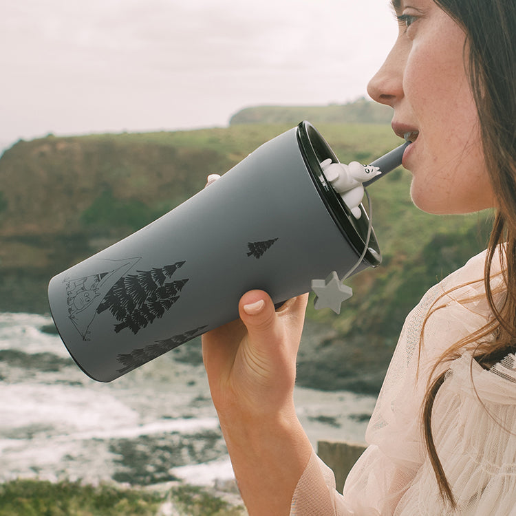 STTOKE×MOOMIN ストロー付きタンブラー590ml