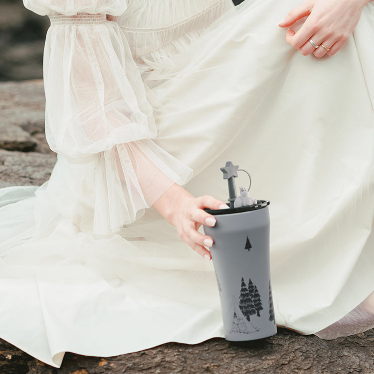 STTOKE×MOOMIN ストロー付きタンブラー590ml