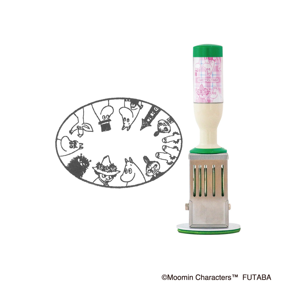 日付印 小判型（ムーミン谷のなかまたち）L0012401