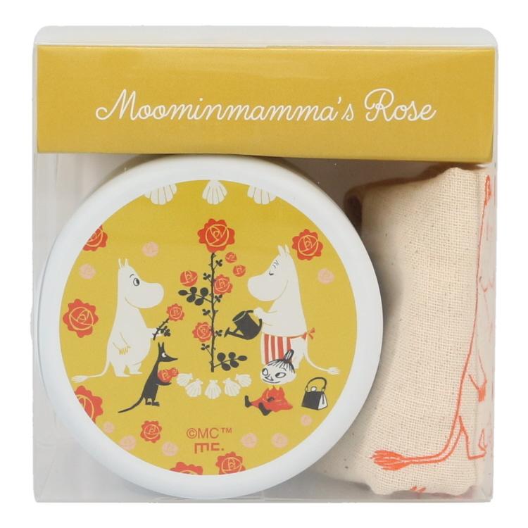 缶付き巾着（Moominmamma&#39;s Rose/GR）MOM-435