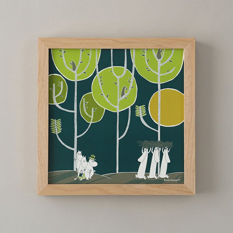 MOOMIN TRIBUTE WORKS×a good view アートポスター フレームセット