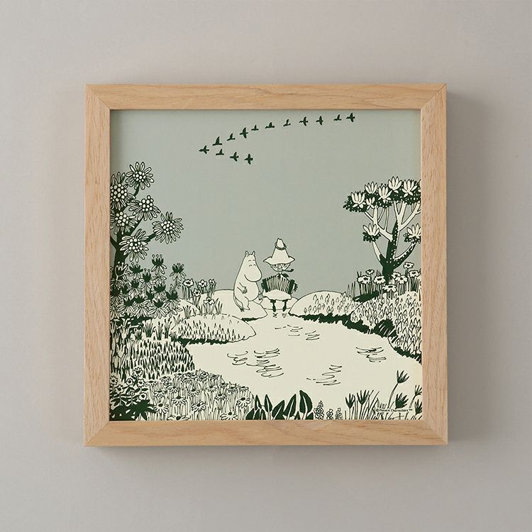 MOOMIN TRIBUTE WORKS×a good view アートポスター フレームセット