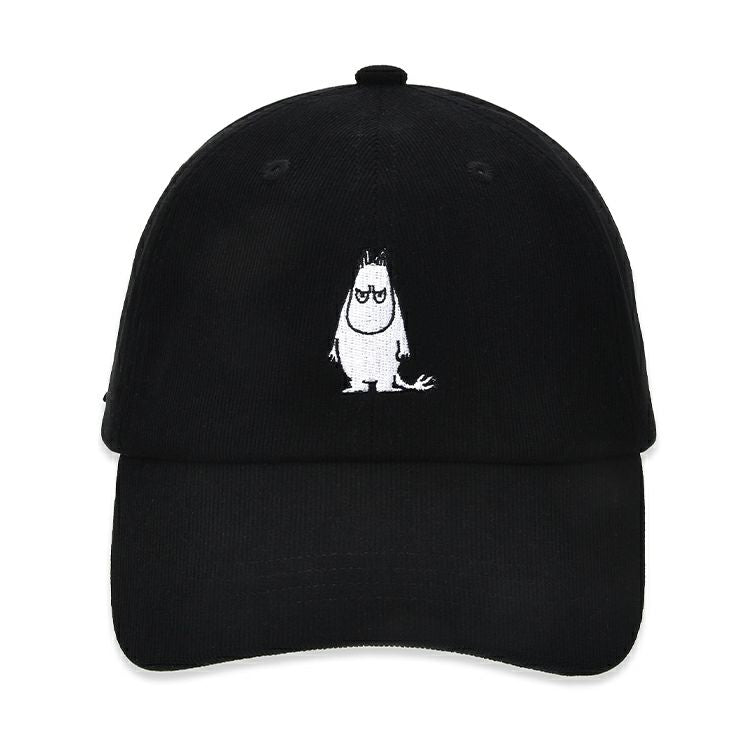 Nordicbuddies コーデュロイキャップ（ブラック）MOOMIN85B