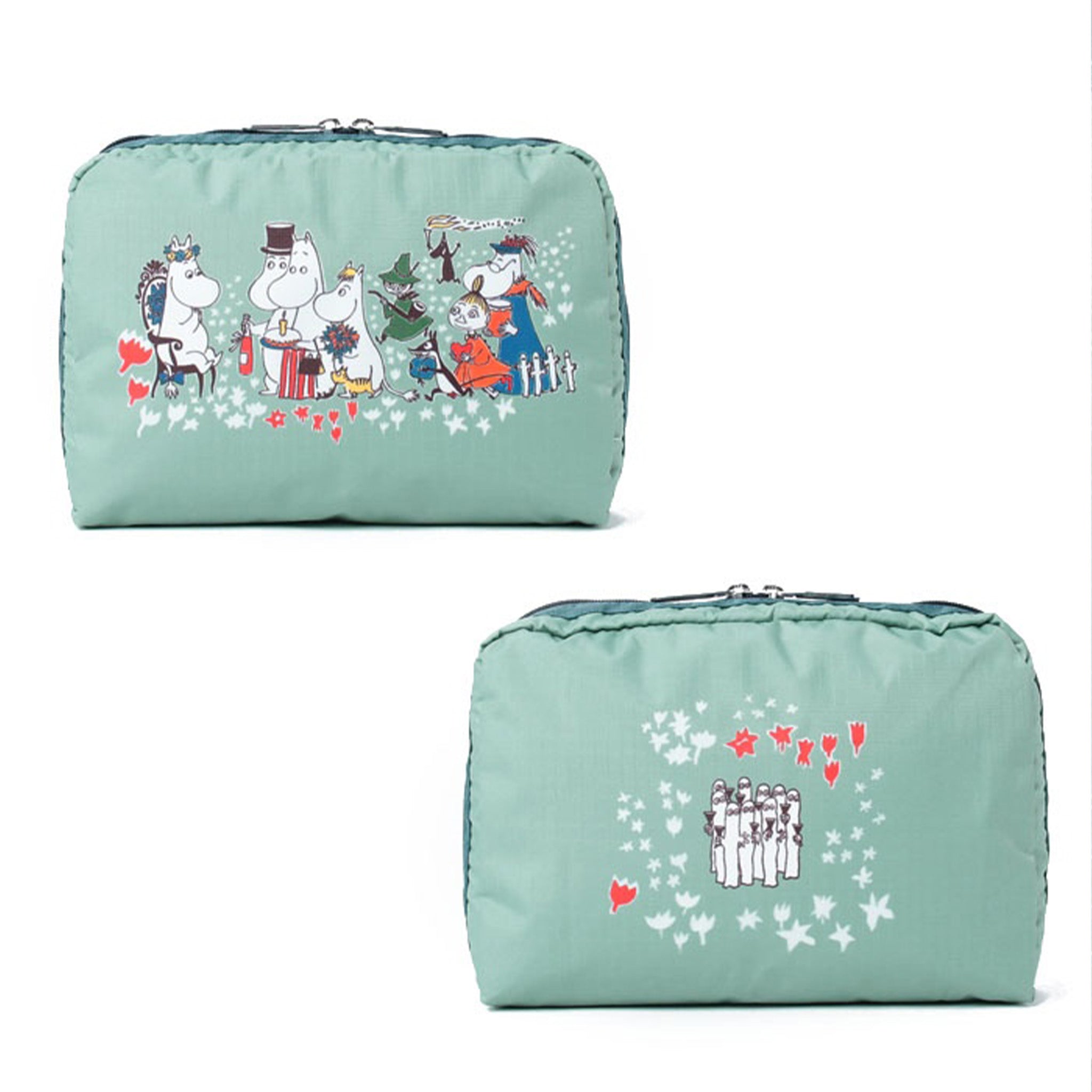 MOOMIN×LeSportsac ｴｸｽﾄﾗﾗｰｼﾞﾚｸﾀﾝｷﾞｭﾗｰｺｽﾒﾃｨｯｸﾑｰﾐﾝﾌﾚﾝｽﾞ