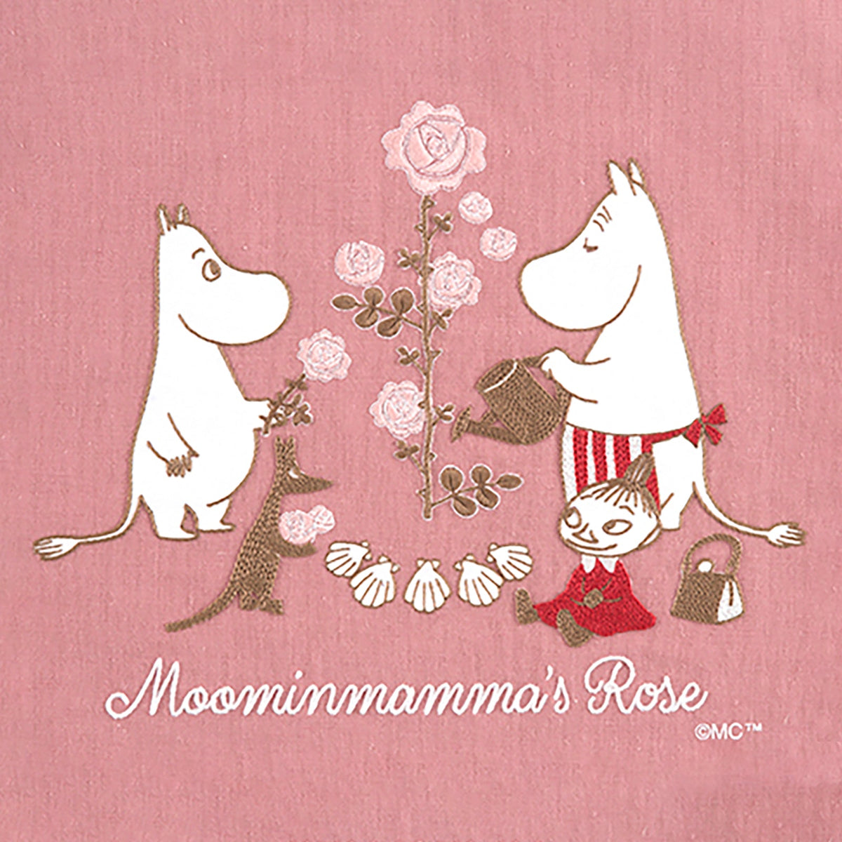 刺しゅうトートバッグキット（Moominmamma&#39;s Rose/ストロベリークリーム）CF9593