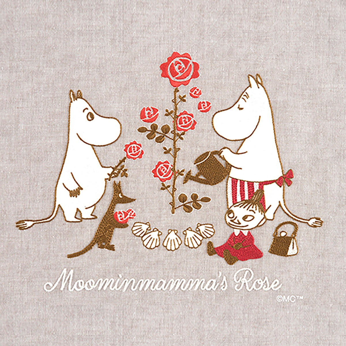 刺しゅうトートバッグキット（Moominmamma&#39;s Rose/ソイラテ）CF9592