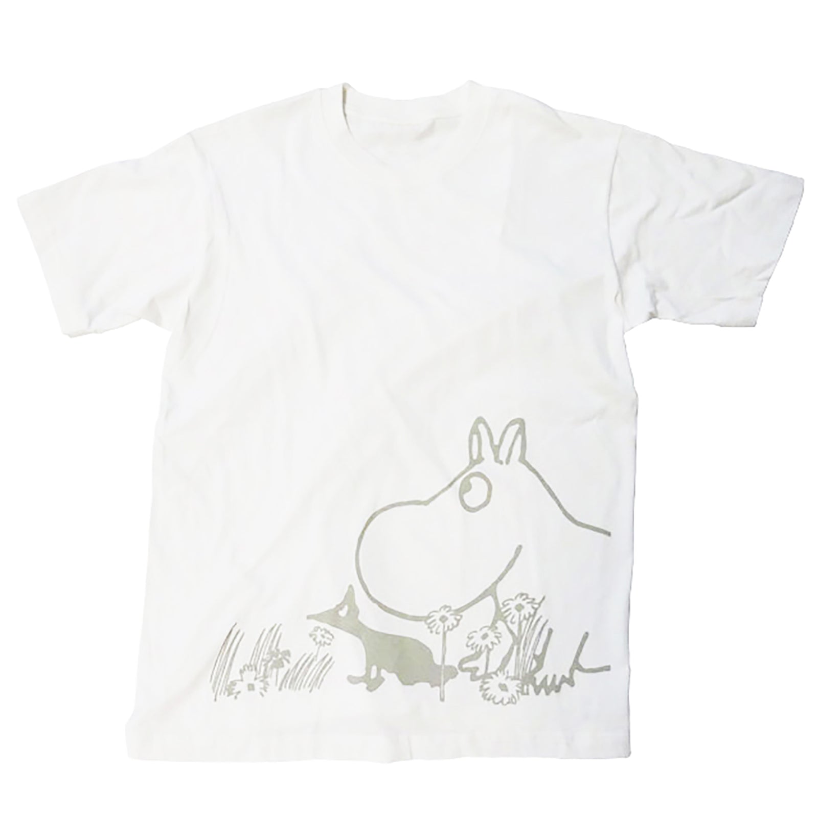 オーガニックTシャツM ふたり NL - MOOMIN SHOP