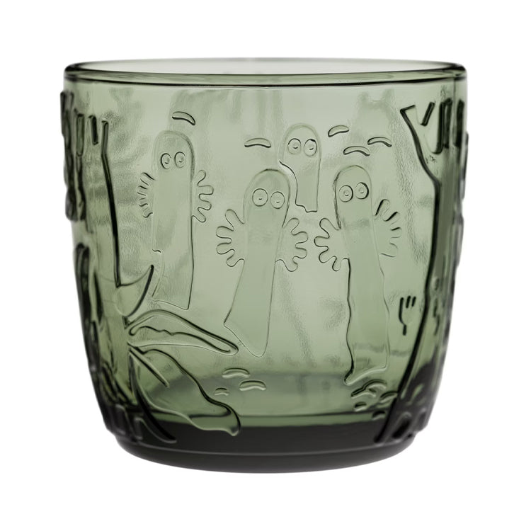 MOOMIN ARABIA ガラスタンブラー2pcs（Mystical Forest/pine green）1070868