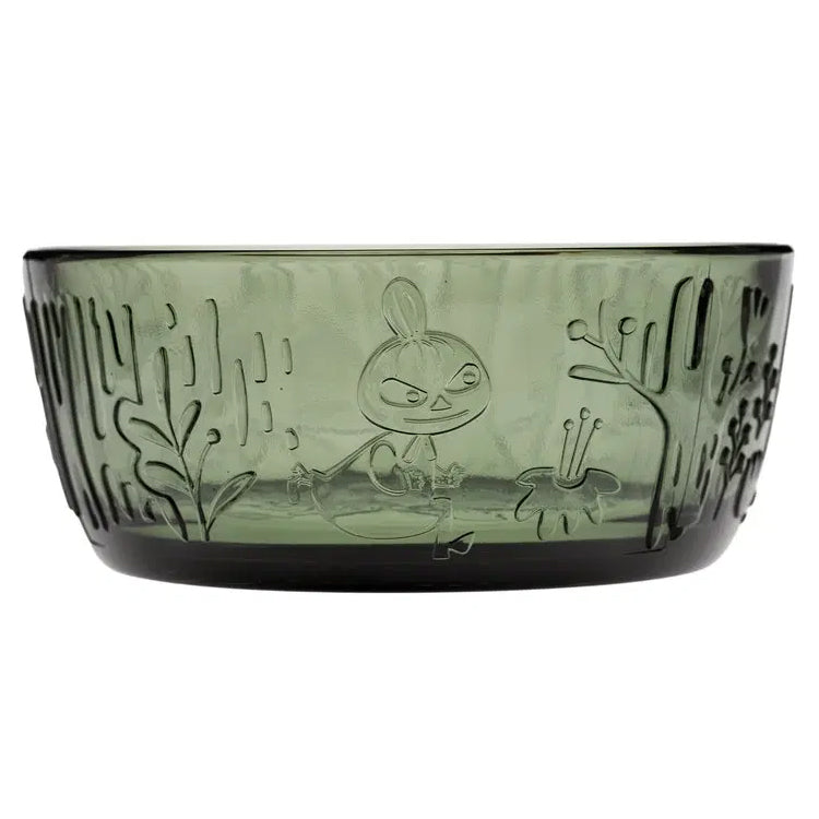 MOOMIN ARABIA ガラスボウル（Mystical Forest/pine green）1070991 - MOOMIN SHOP